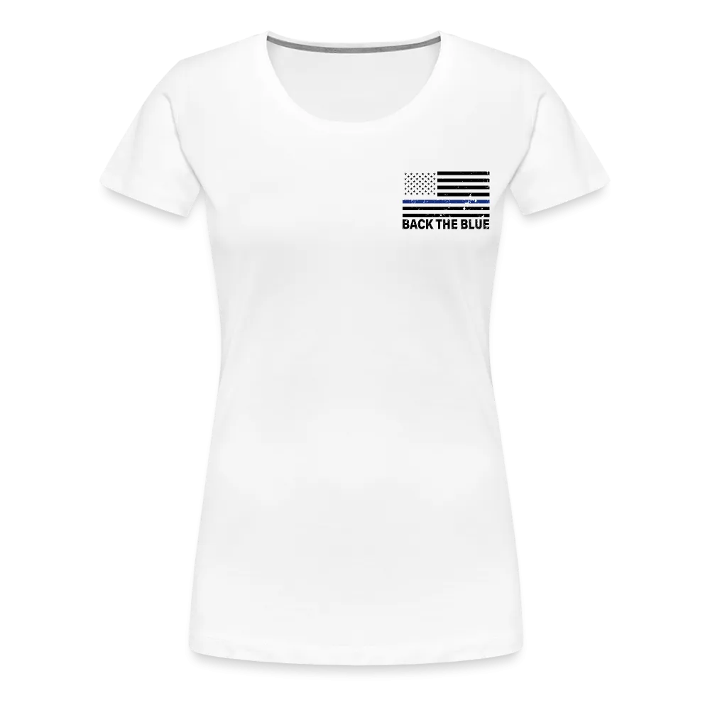 My Favorite Police Officer Calls Me Mom Women’s Premium T-Shirt (CK4138) Male officer