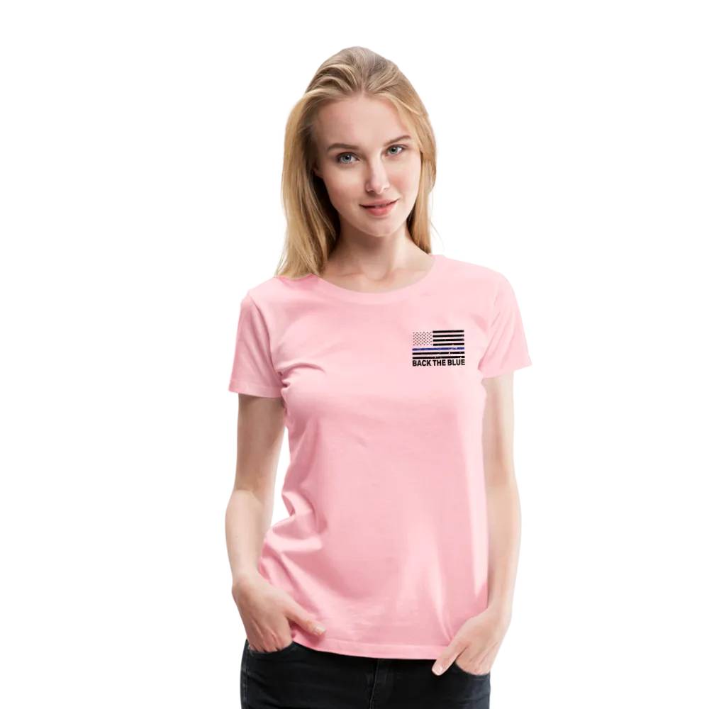 My Favorite Police Officer Calls Me Mom Women’s Premium T-Shirt (CK4138) Male officer