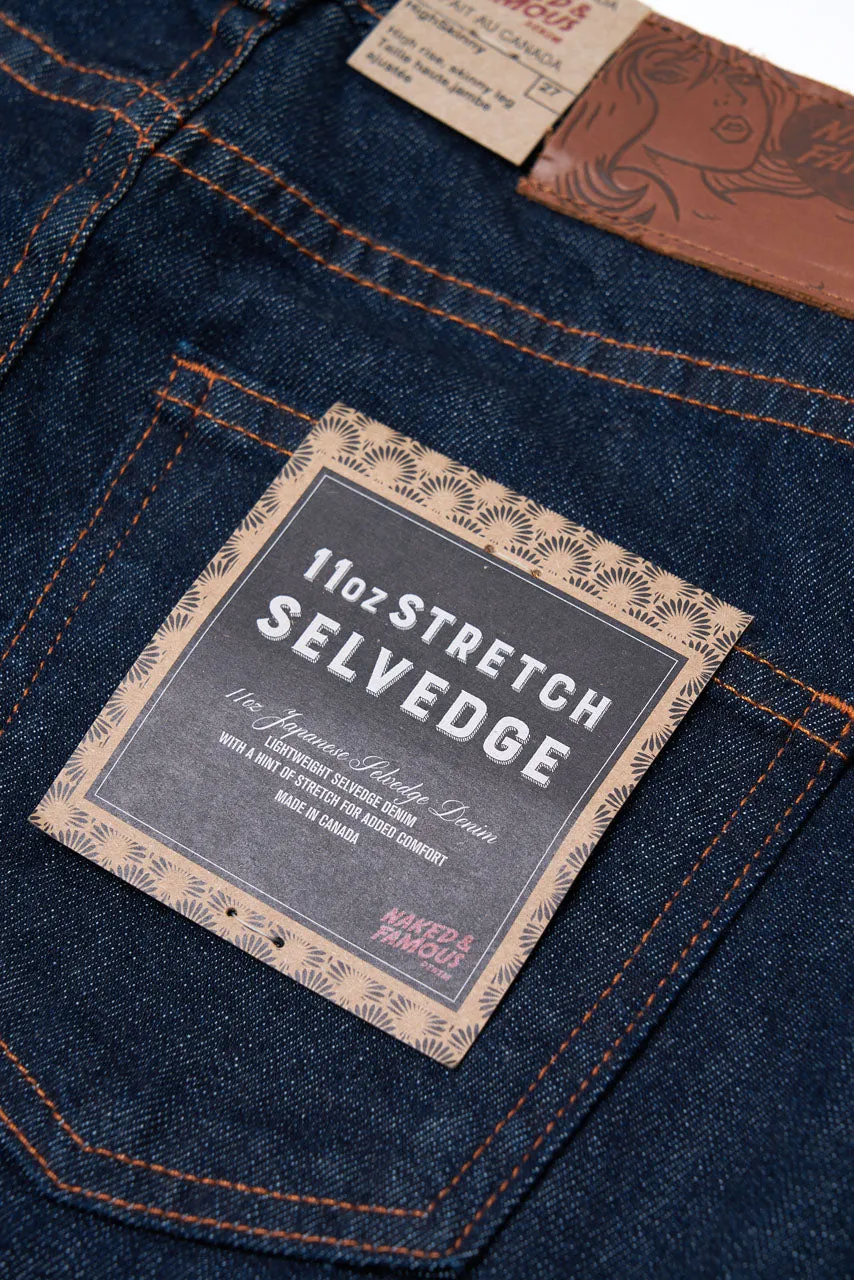 Naked & Famous Denim "The High Skinny" 11oz Stretch Selvedge