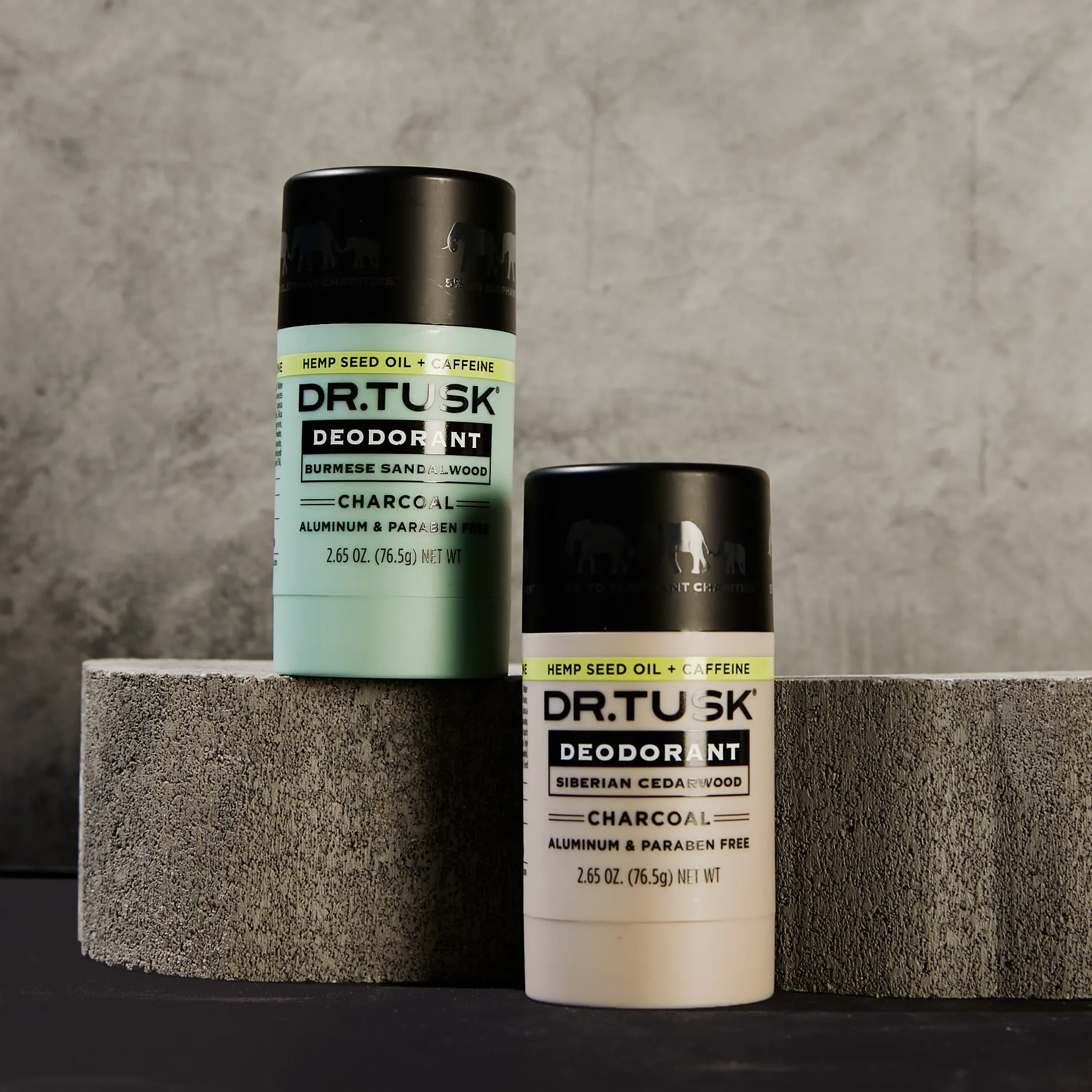 NATURAL CHARCOAL DEODORANT - SIBERIAN CEDARWOOD