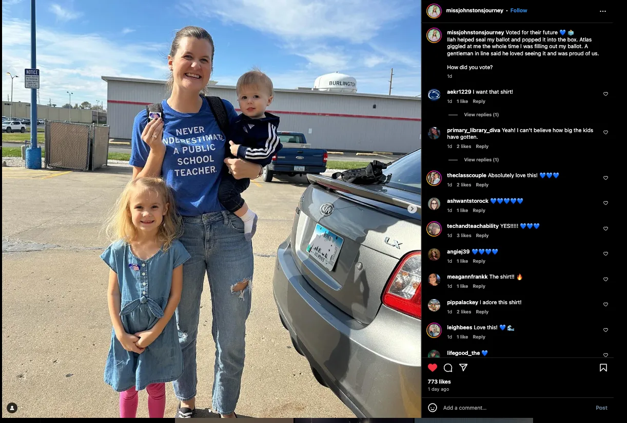 Never Underestimate a Public School Teacher Blue