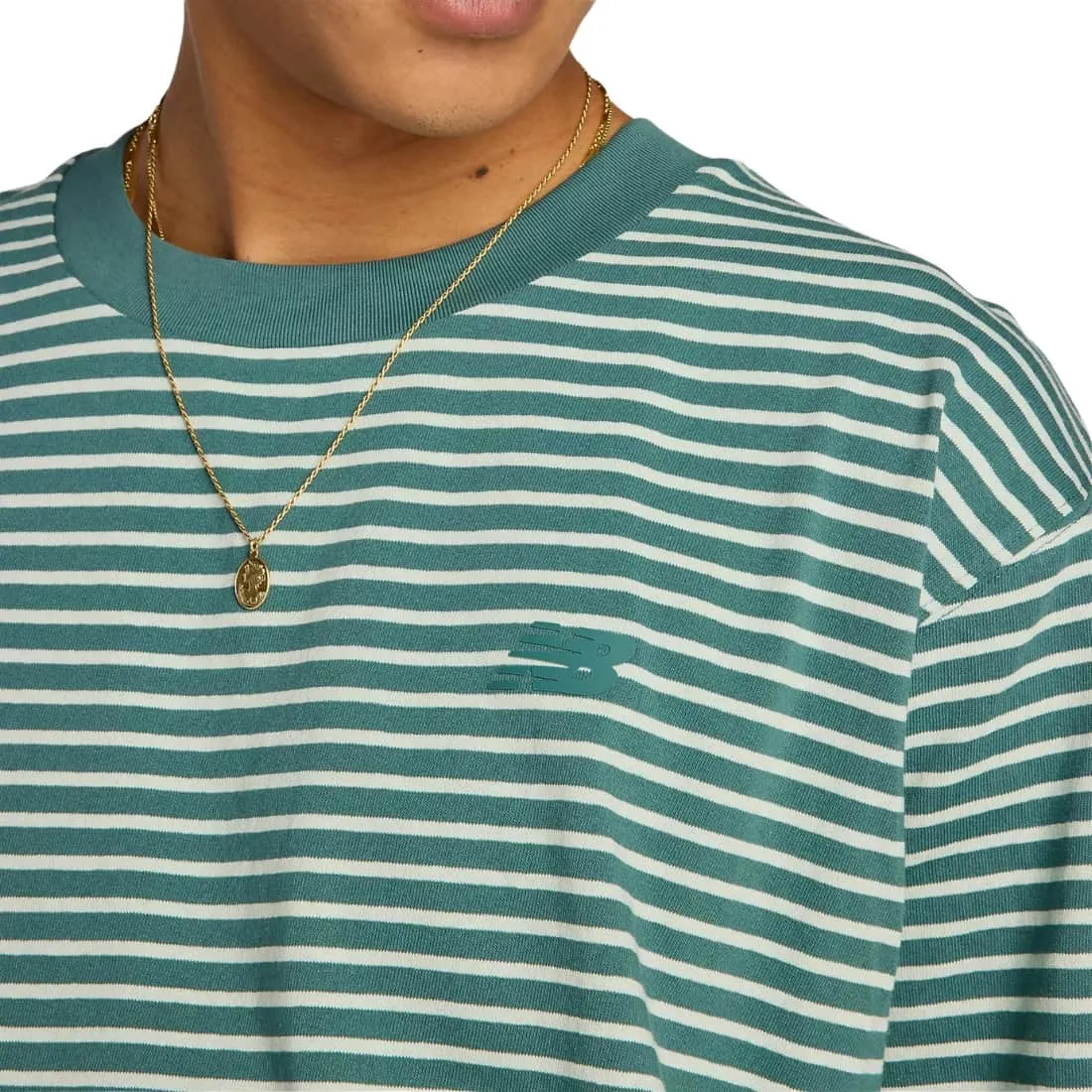 New Balance Numeric Stripe T-Shirt - New Spruce
