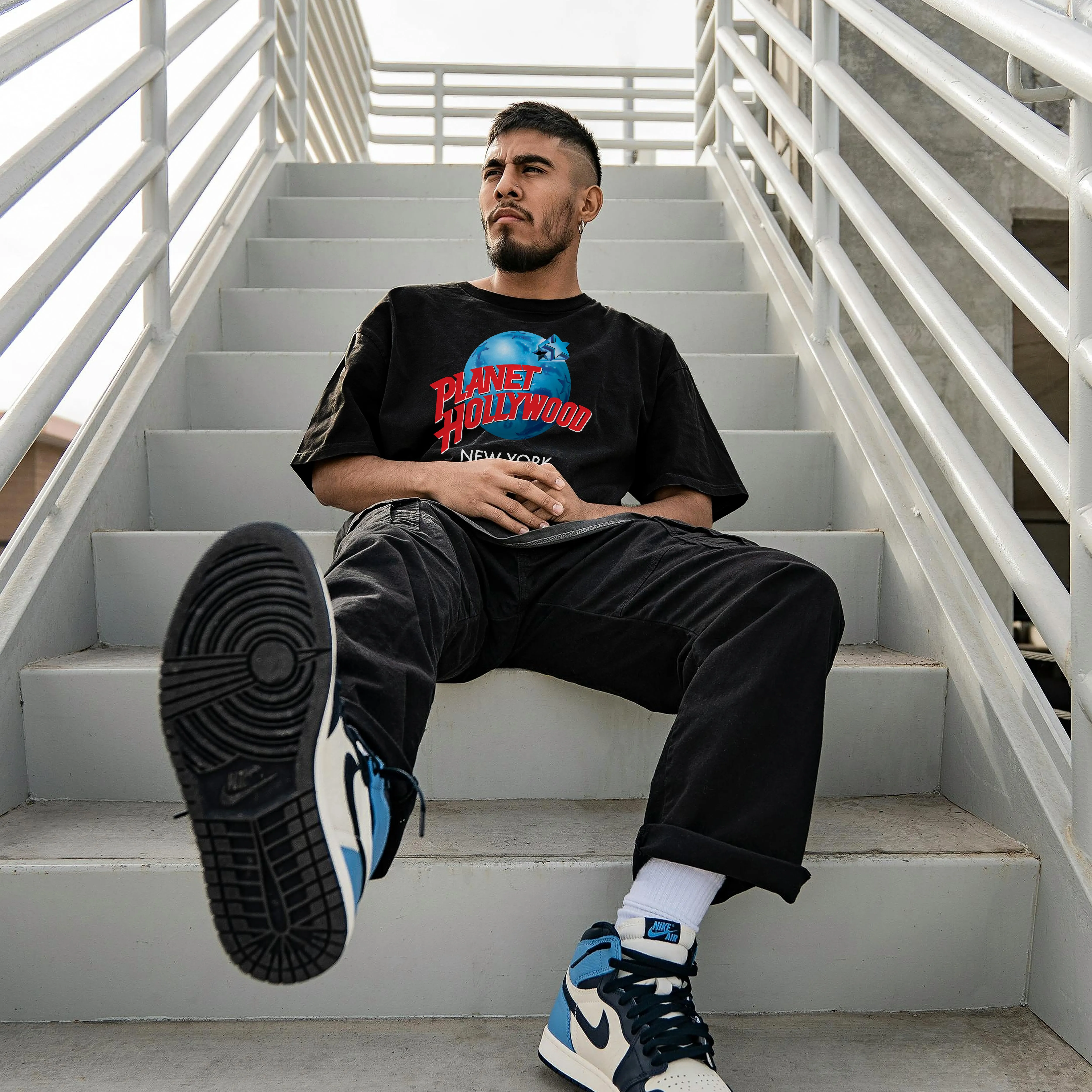New York Classic Black Logo Tee