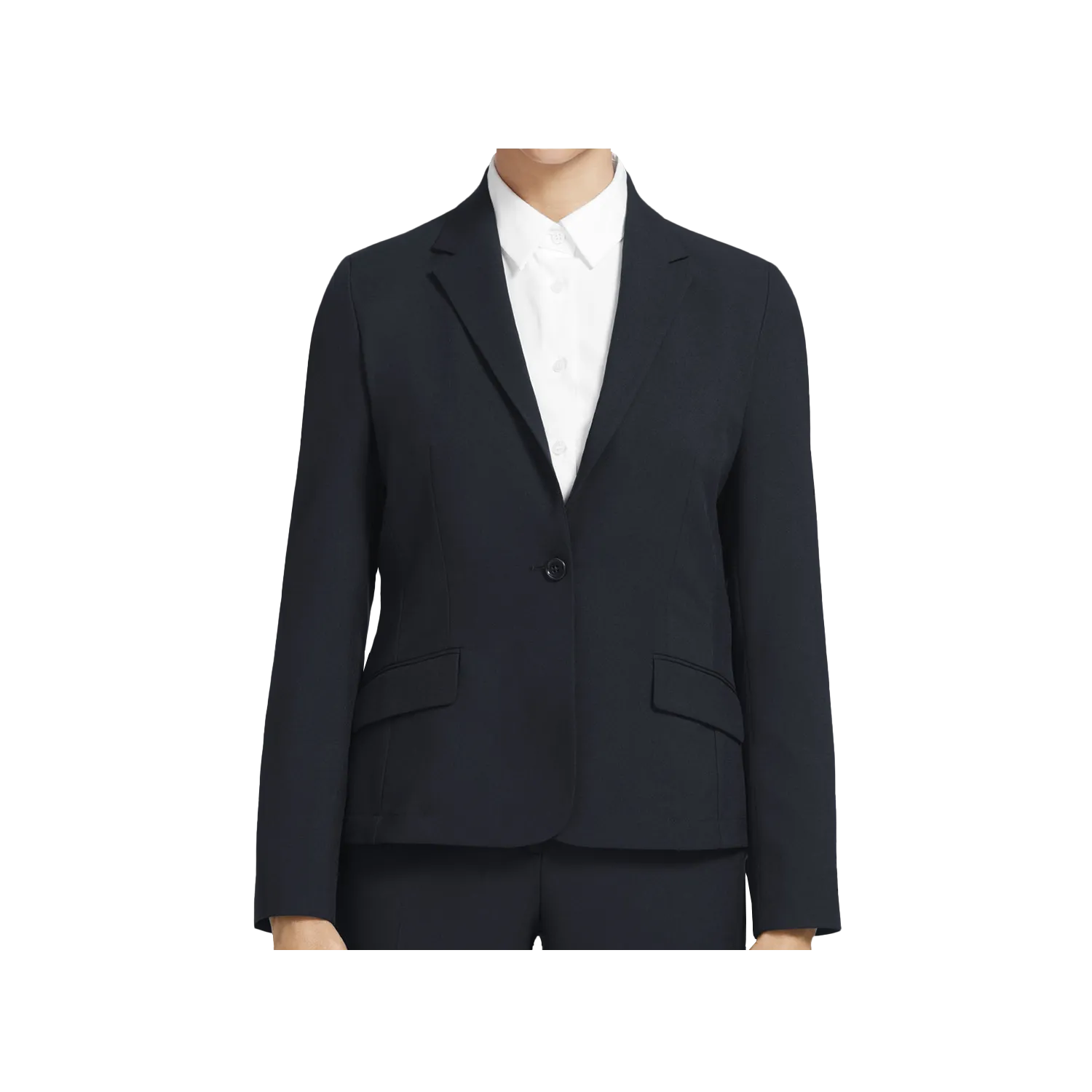 NNT Women's Helix Dry 1 Button Mid-Length Jacket - Navy