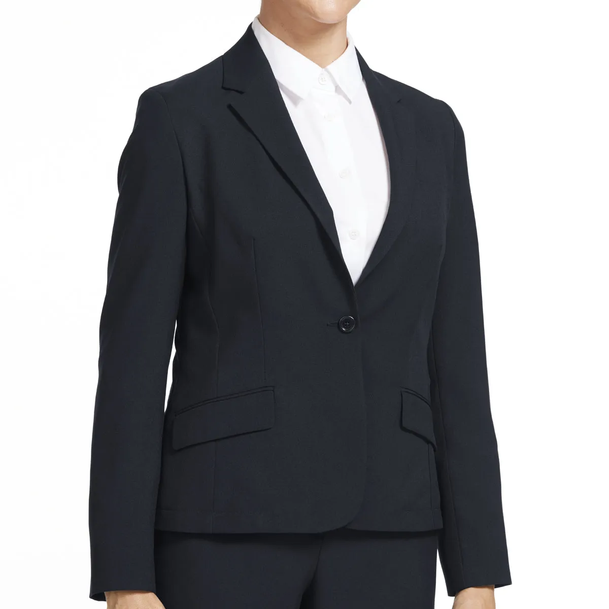 NNT Women's Helix Dry 1 Button Mid-Length Jacket - Navy