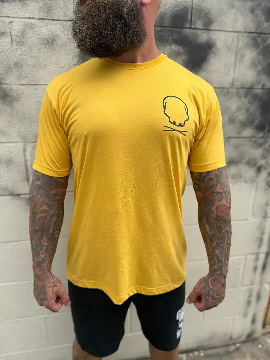 NO FUCKS CLASSIC TEE *YELLOW*