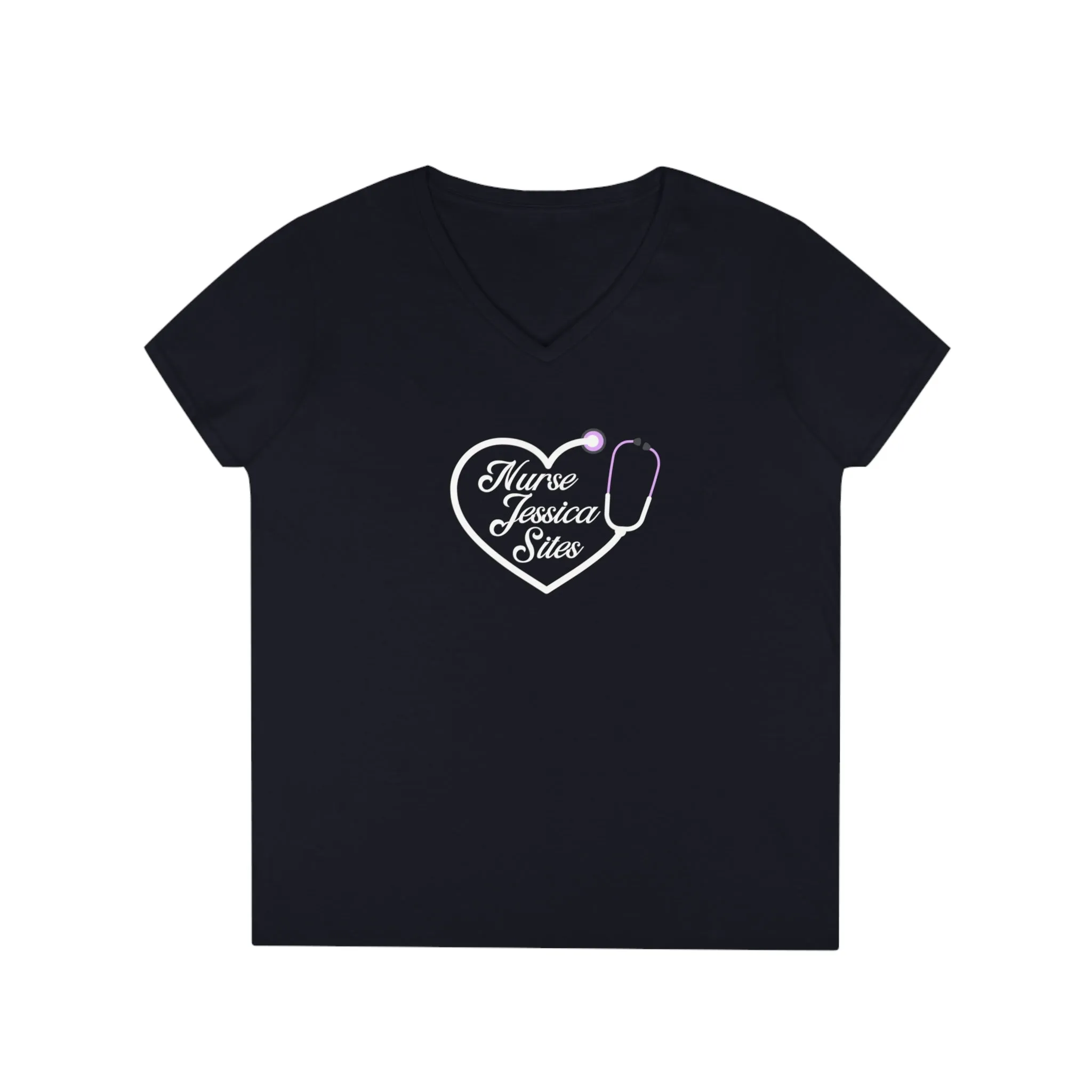 Nurse Jessica Sites Ladies' V-Neck T-Shirt