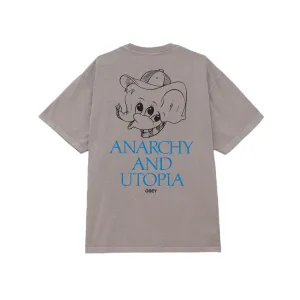 Obey anarchy & utopia heavyweight classic tee