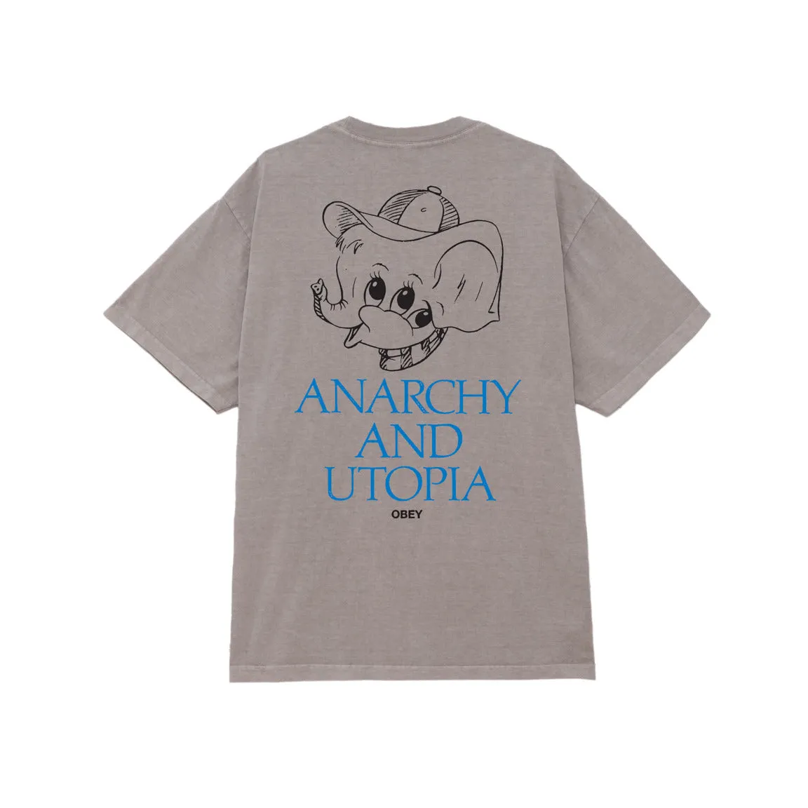 Obey anarchy & utopia heavyweight classic tee
