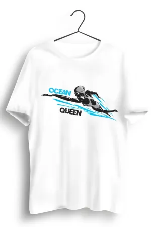 Ocean Queen White Tshirt