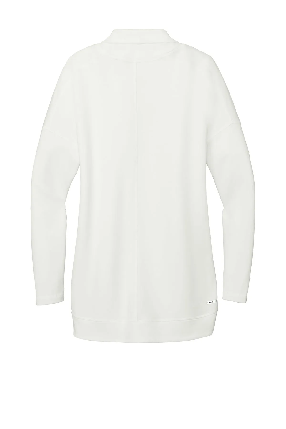 OGIO Women's Luuma Cocoon Fleece. LOG811 Ivory Snow