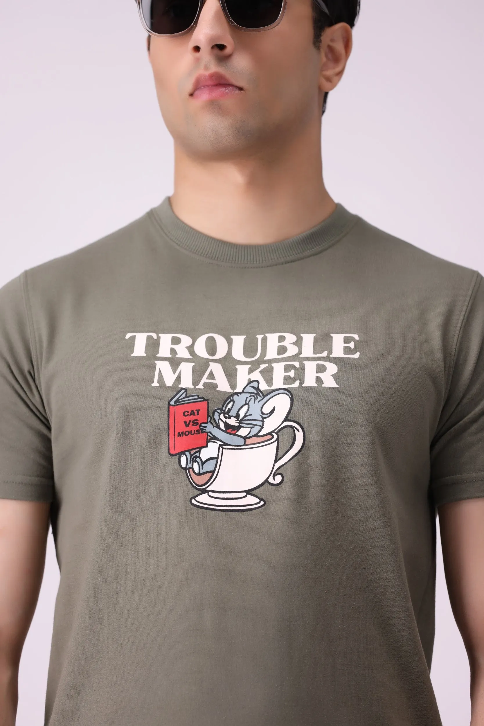 Olive Graphic T-Shirt