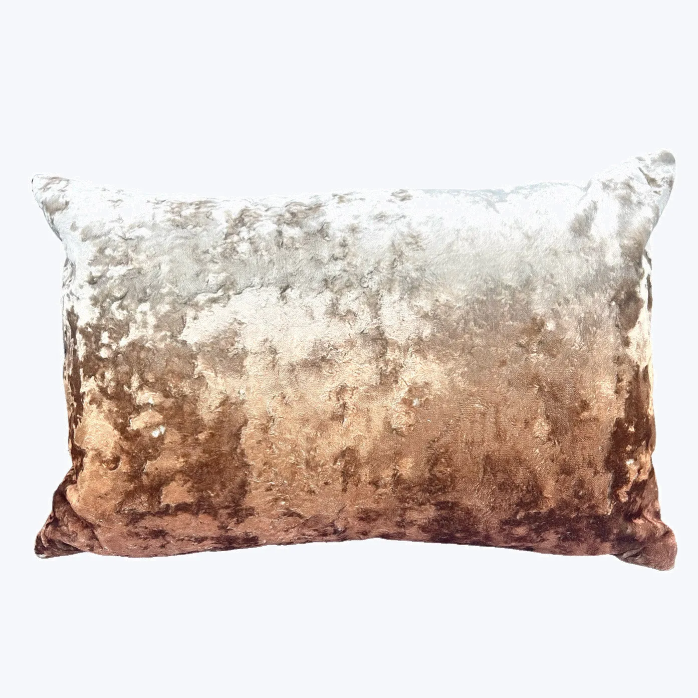 Ombre Crushed Velvet Pillow Sunset