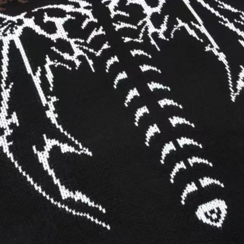 OOC' High Street Skeleton Embroidery Sweater