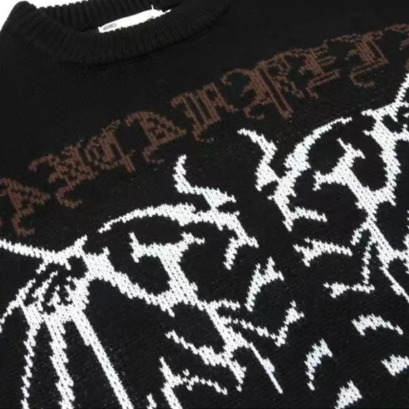 OOC' High Street Skeleton Embroidery Sweater