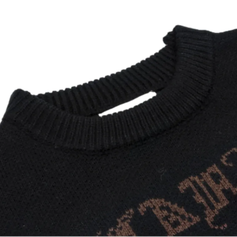 OOC' High Street Skeleton Embroidery Sweater