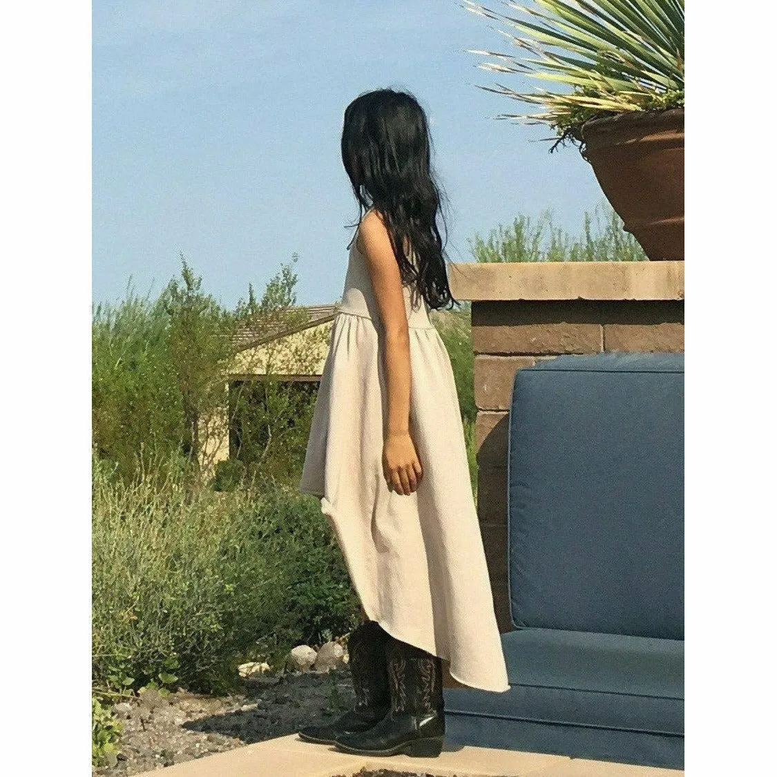 Organic Giselle Dress Tan