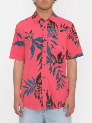 Paradiso Floral Shirt - WASHED RUBY