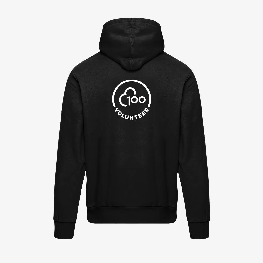 parkrun Milestone Men's Volunteer Hoodie 100 - Black