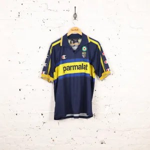 Parma Champion 1999 Home Football Shirt - Blue - L