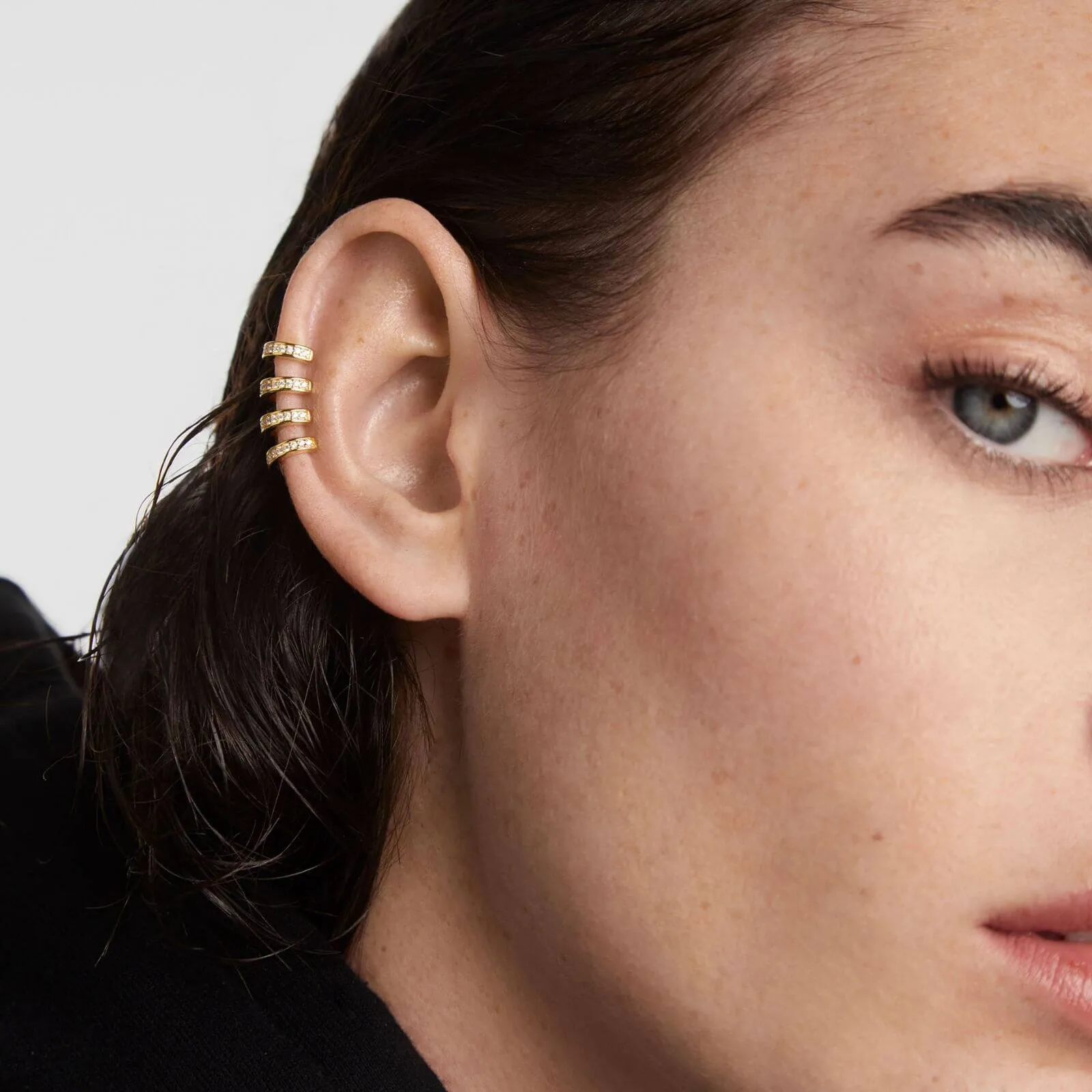 PDPAOLA Thunder Gold Ear Cuff