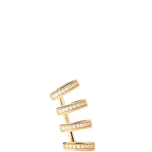 PDPAOLA Thunder Gold Ear Cuff