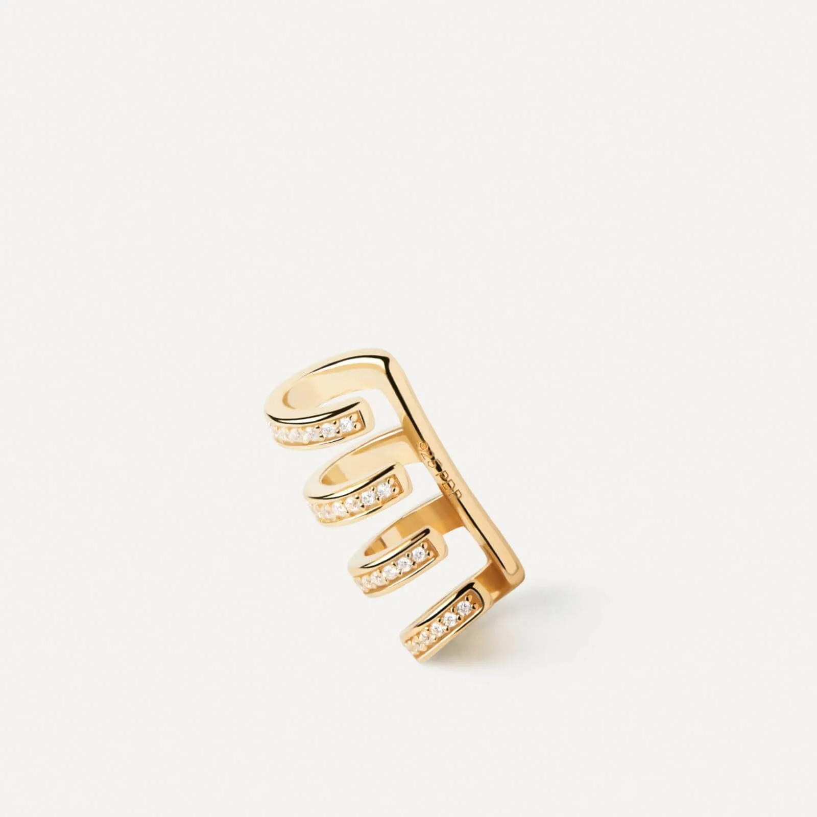 PDPAOLA Thunder Gold Ear Cuff