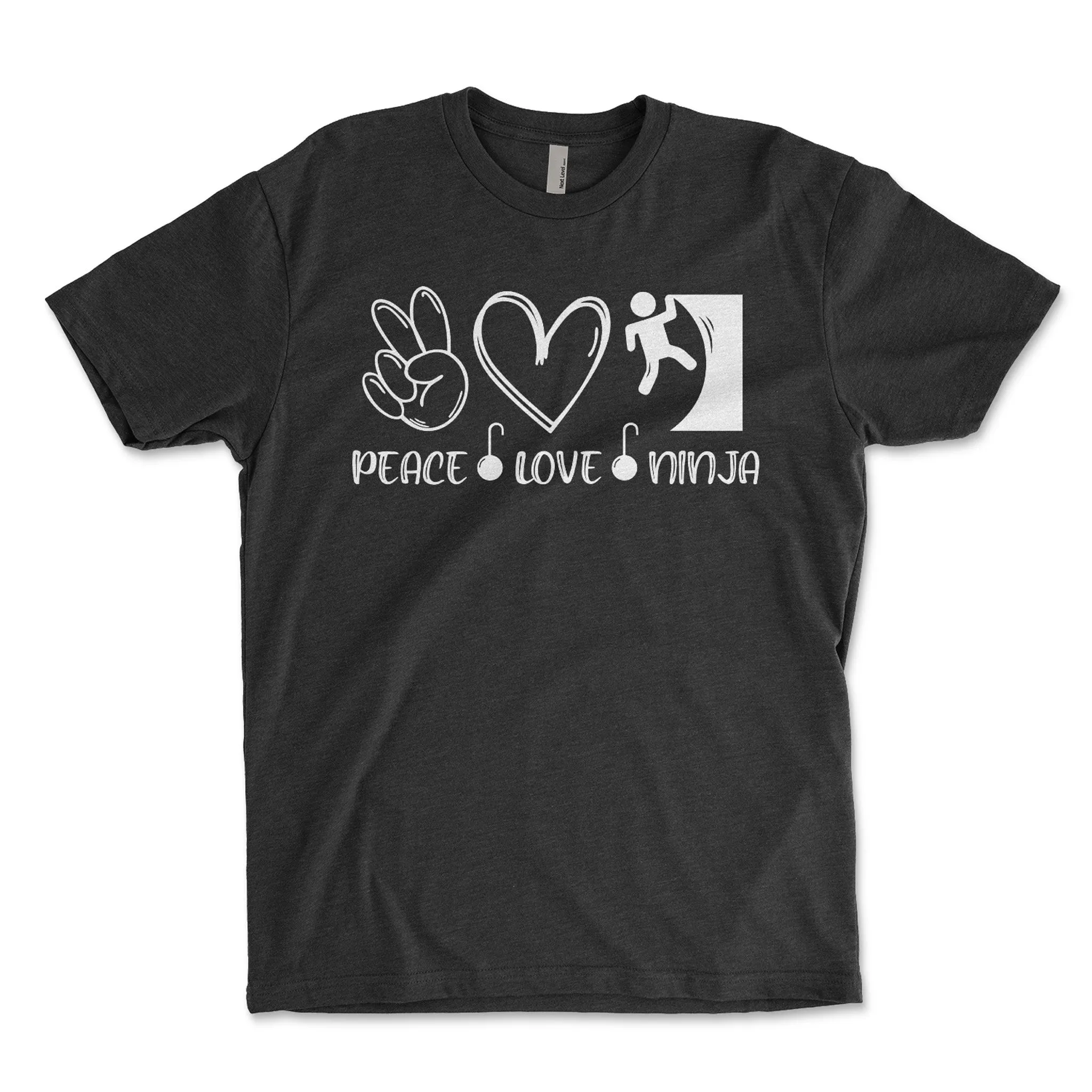 Peace Love Ninja Shirt, Ninja Warrior Shirt, Peace Shirt, Love Shirt