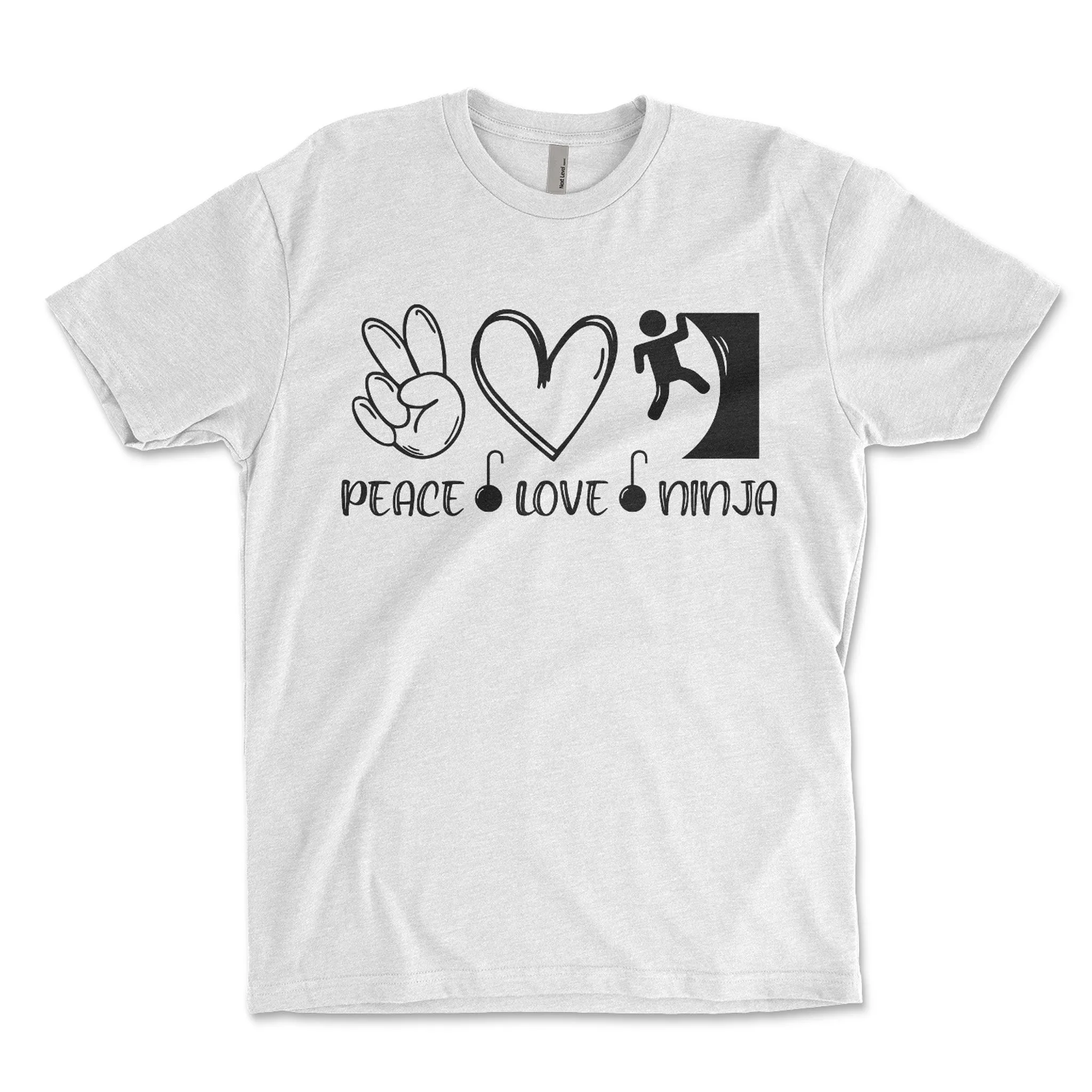 Peace Love Ninja Shirt, Ninja Warrior Shirt, Peace Shirt, Love Shirt