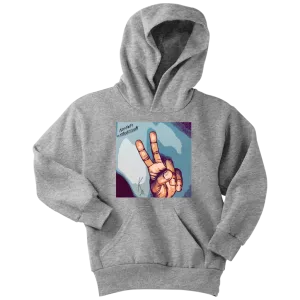 Peace Negativity I Said Good Day Youth Hoodie