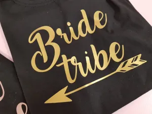 PERSONALISED LADYFIT T-SHIRT - BRIDE TRIBE