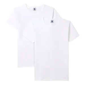 Petit Bateau Set of 2 White T-Shirts