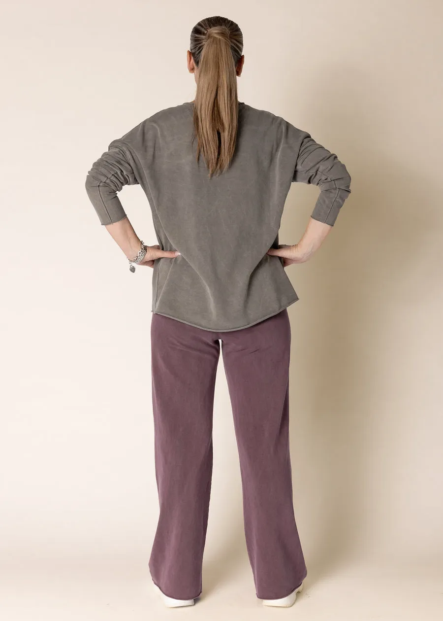Phoebe Pants In Mulberry Wine - Imagine Fashion