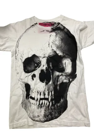 Pierced White Skull T-shirt