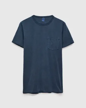 Pigment Dyed Pocket Tee in Navy