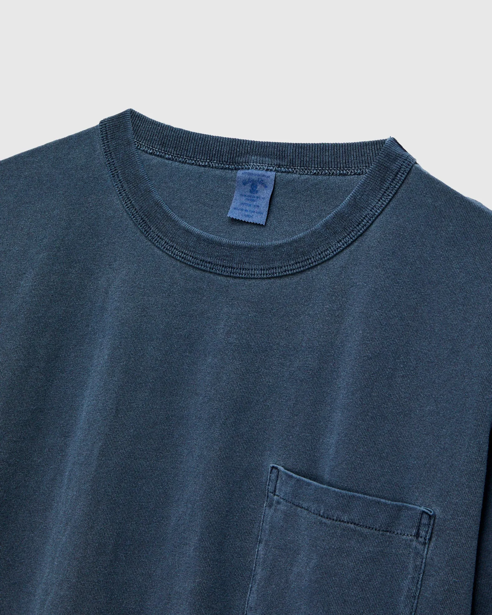 Pigment Dyed Pocket Tee in Navy