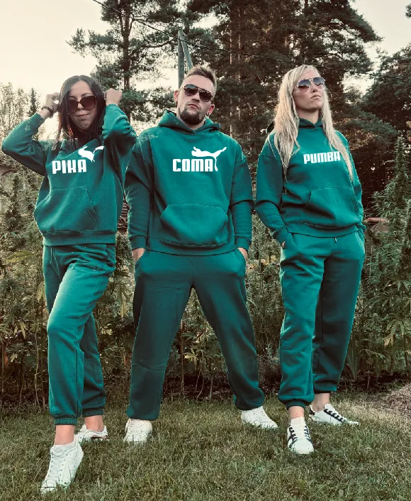 Pika Puma parody T-shirt l Hoodie l Pants