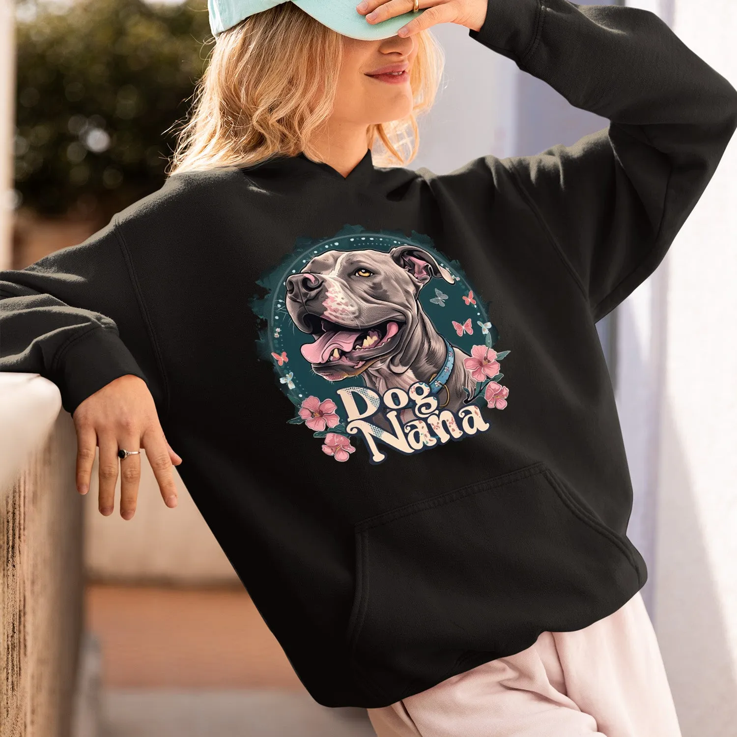 Pit Pull Dog T-shirt, Pet Lover Shirt, Dog Lover Shirt, Dog Nana  T-Shirt, Dog Owner Shirt, Gift For Dog Grandma, Funny Dog Shirts, Women Dog T-Shirt, Mother's Day Gift, Dog Lover Wife Gifts, Dog Shirt 02