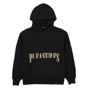 Pleasures Black Latex Hoodie 'Black'
