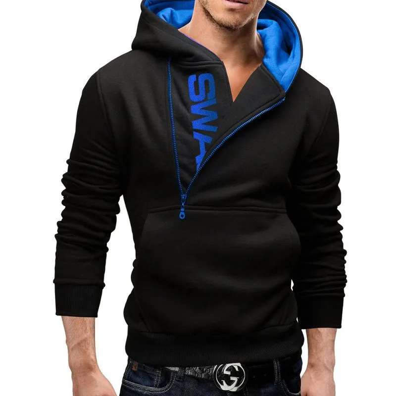 Plus Size Men Casual Hoodies Sweatshirt Fashion Brand Pullover Hoodies Chandal Hombre Hip Top Hoddies Zipper coat