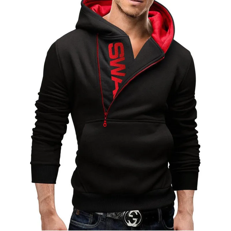 Plus Size Men Casual Hoodies Sweatshirt Fashion Brand Pullover Hoodies Chandal Hombre Hip Top Hoddies Zipper coat
