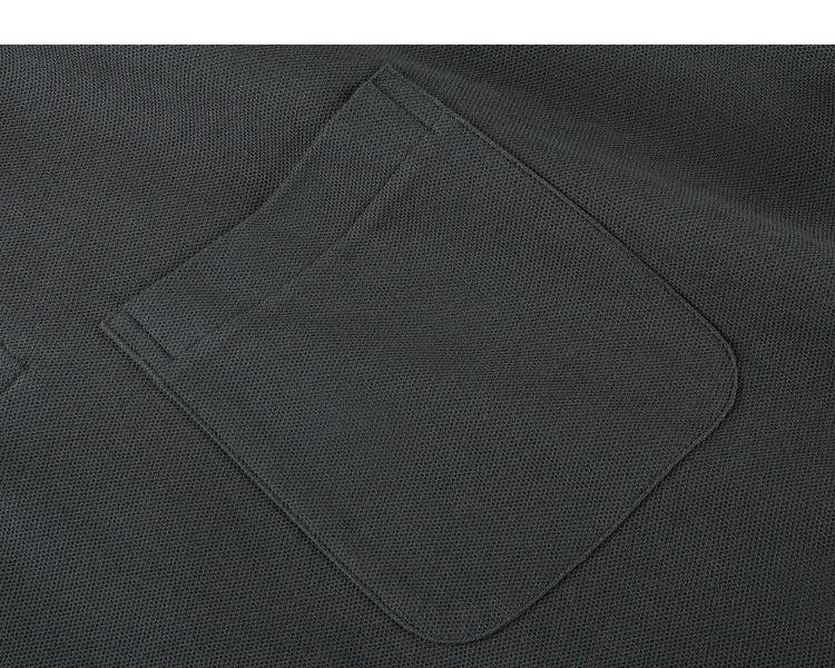 Pocket Solid Color Long Sleeve Shirt
