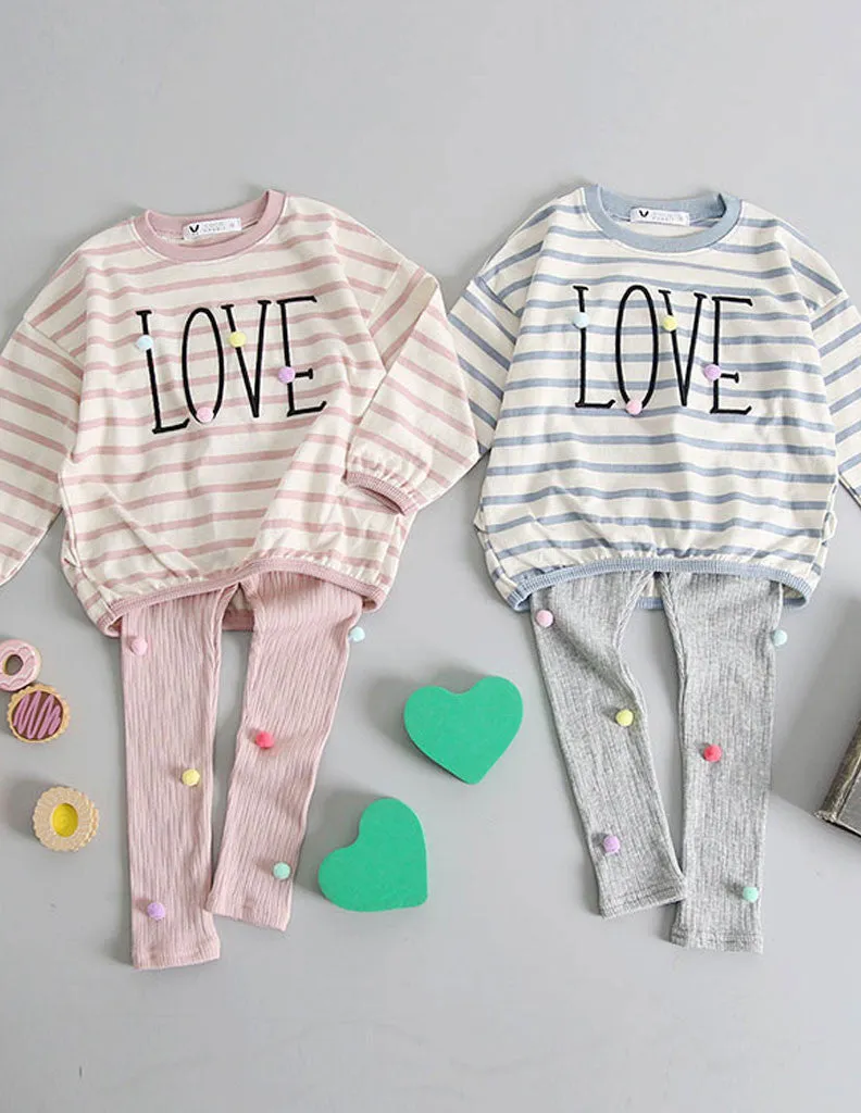 Pom-Pom Love Jumper Pink