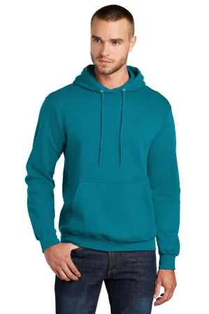 Port & Company Core Fleece Pullover Hooded Sweatshirt. PC78H Teal