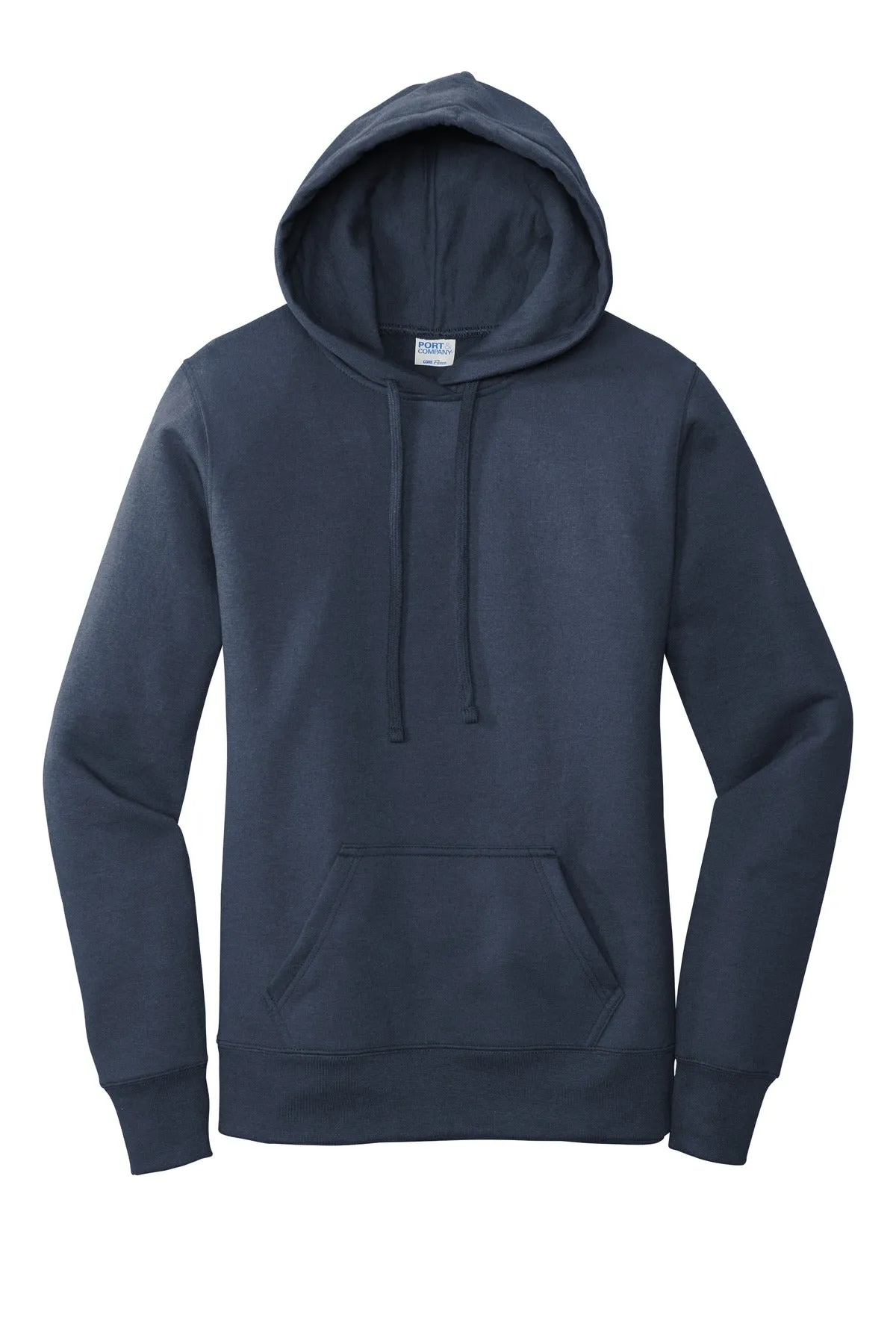 Port & Company  Women's Core Fleece Pullover Hooded Sweatshirt LPC78H Navy