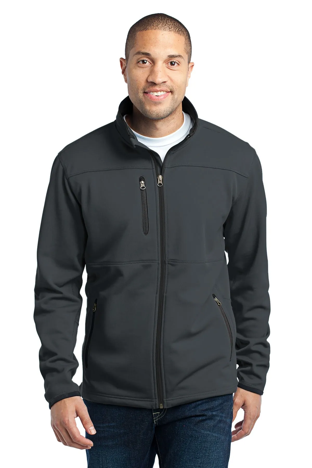 Port Authority Pique Fleece Jacket. F222 Graphite