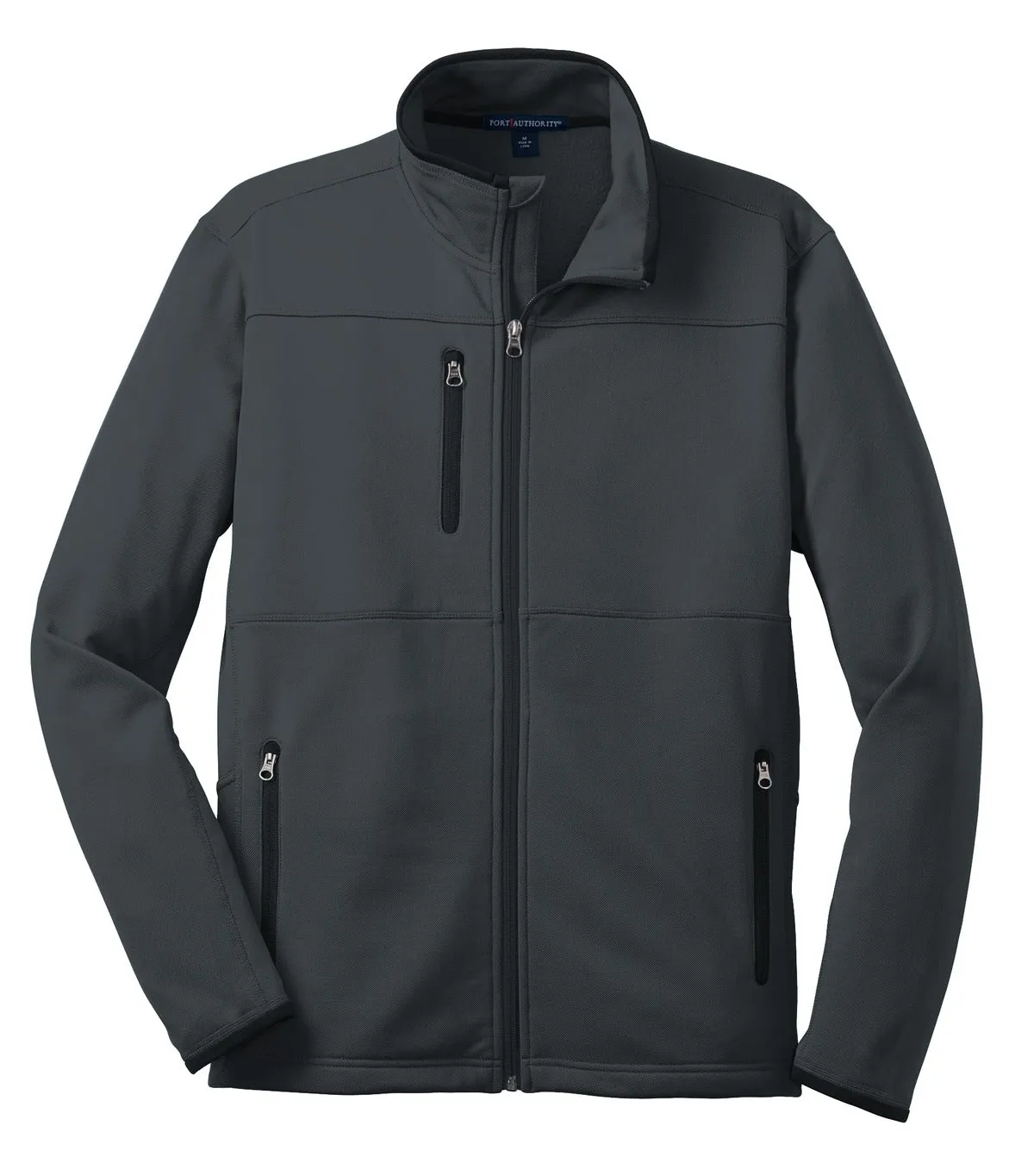 Port Authority Pique Fleece Jacket. F222 Graphite