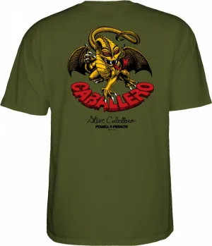 POWELL PERALTA Caballero Dragon II Tee Military Green