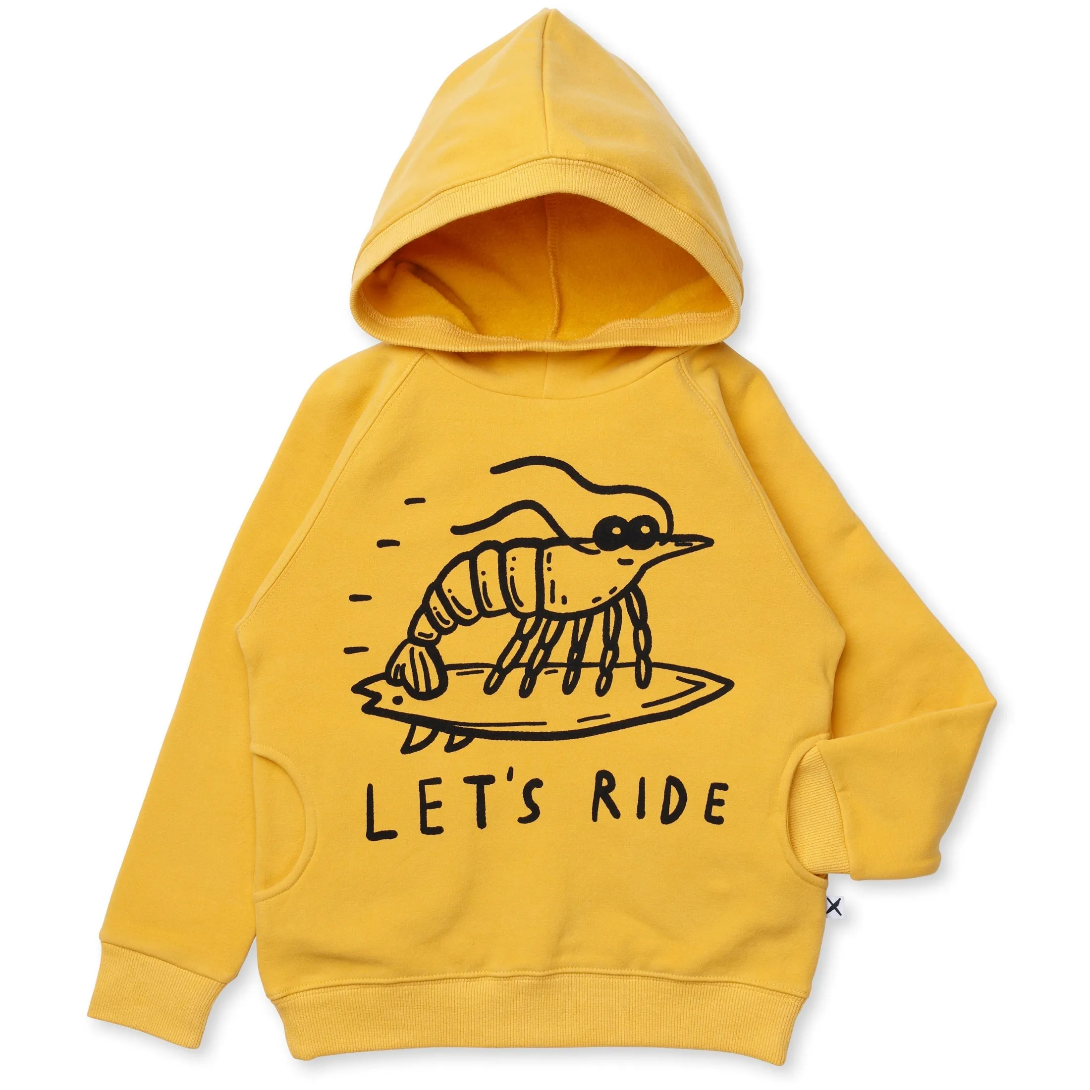 Prawn Surfer Furry Hood