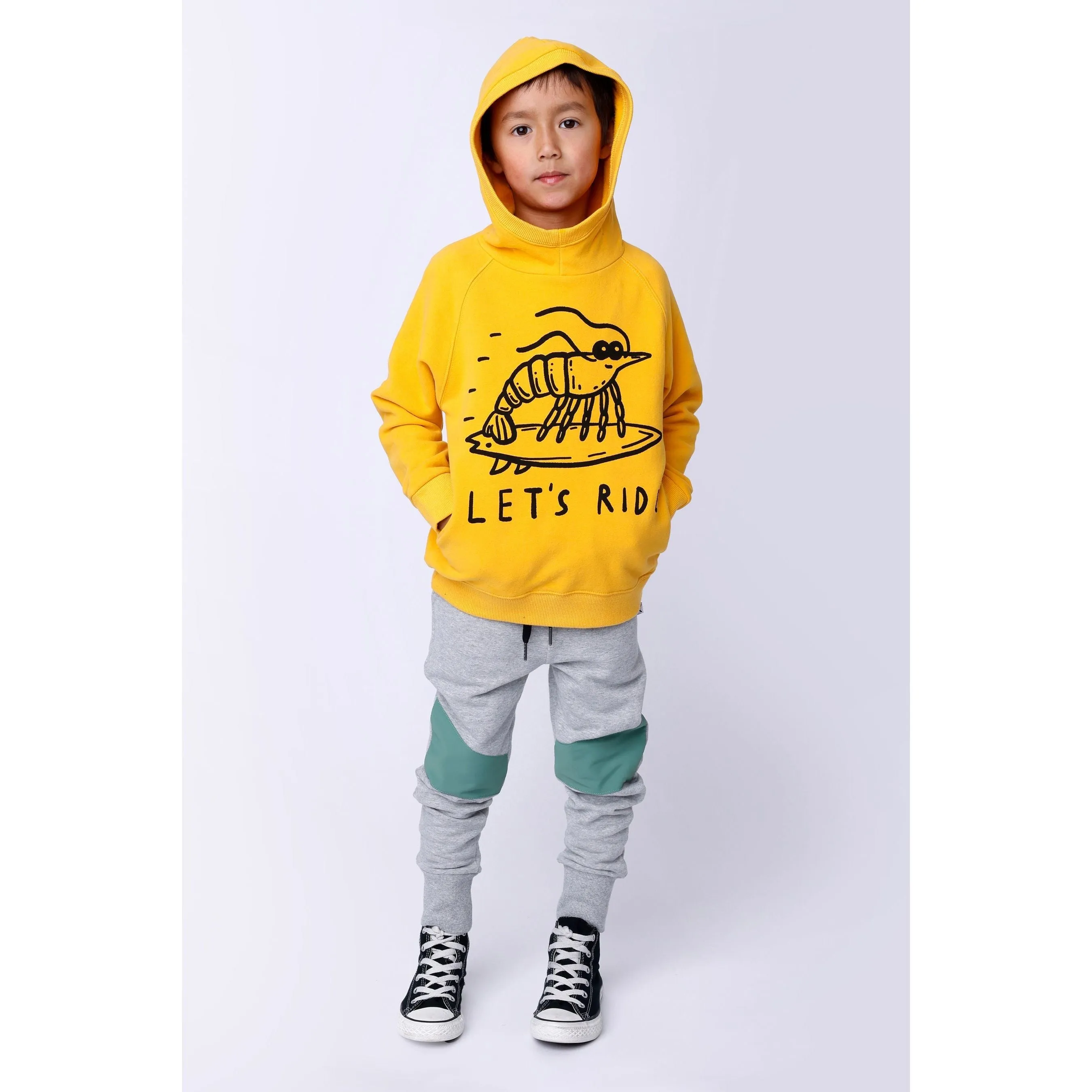 Prawn Surfer Furry Hood